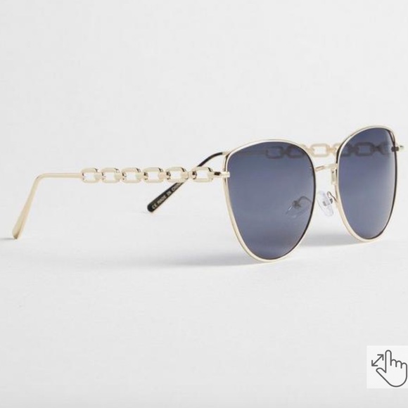 torrid Accessories - Torrid Platinum Gold Cateye Smoke Lens Sunglasses NWT